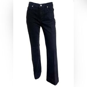 Frame Denim Black Straight Leg Jeans